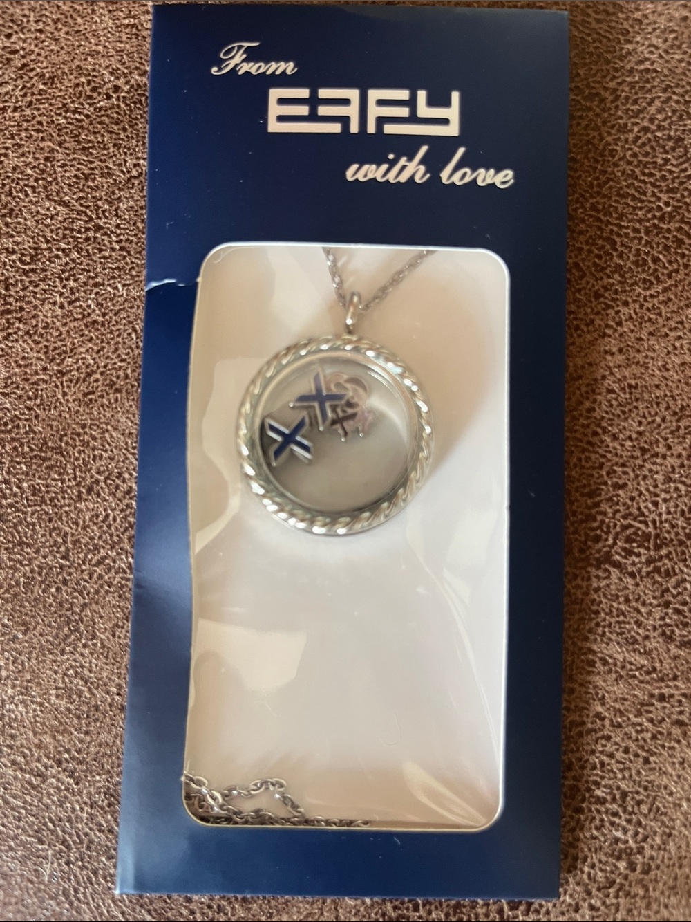 Silver Round Locket Necklace - Silver